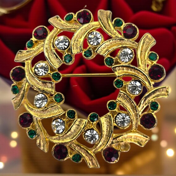 ICE クリスマスツリーブローチ ビンテージ Eisenberg クリスマスピン