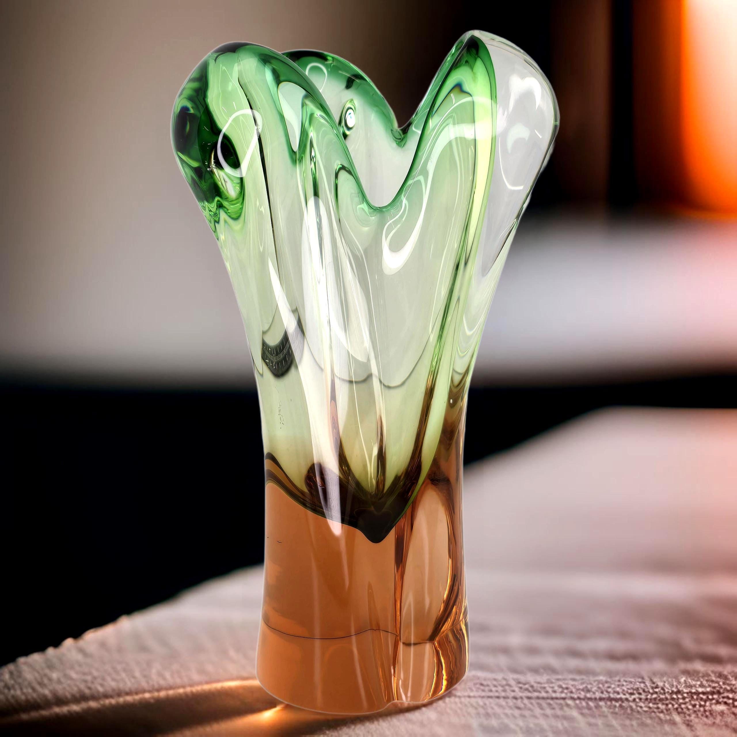 Czech glass vase - Etsy 日本