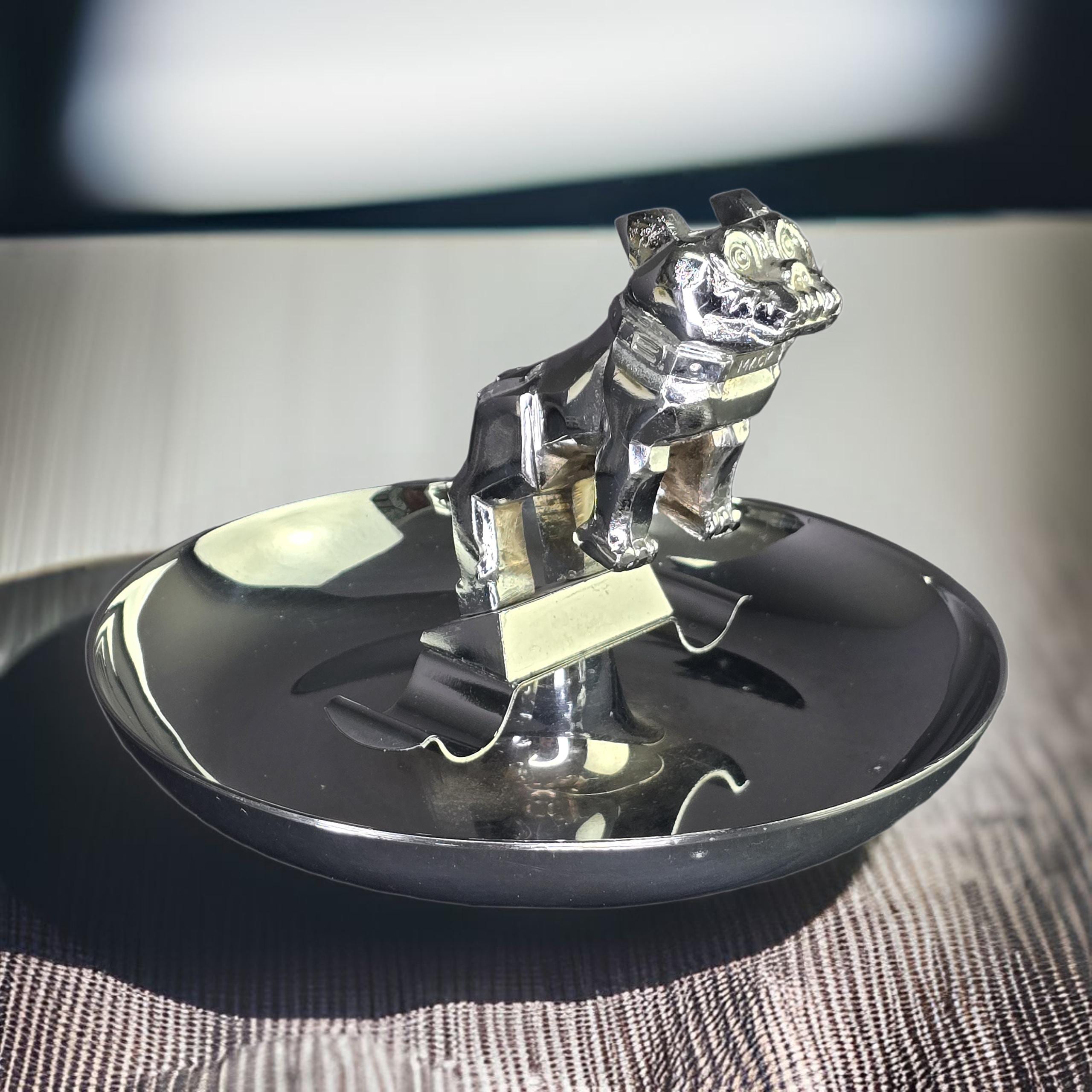 【昭和レトロ】BULLDOG ステンレススチール灰皿 ASH TRAY 昭和レトロ】BULLDOG ステンレススチール灰皿 ASH TRAY