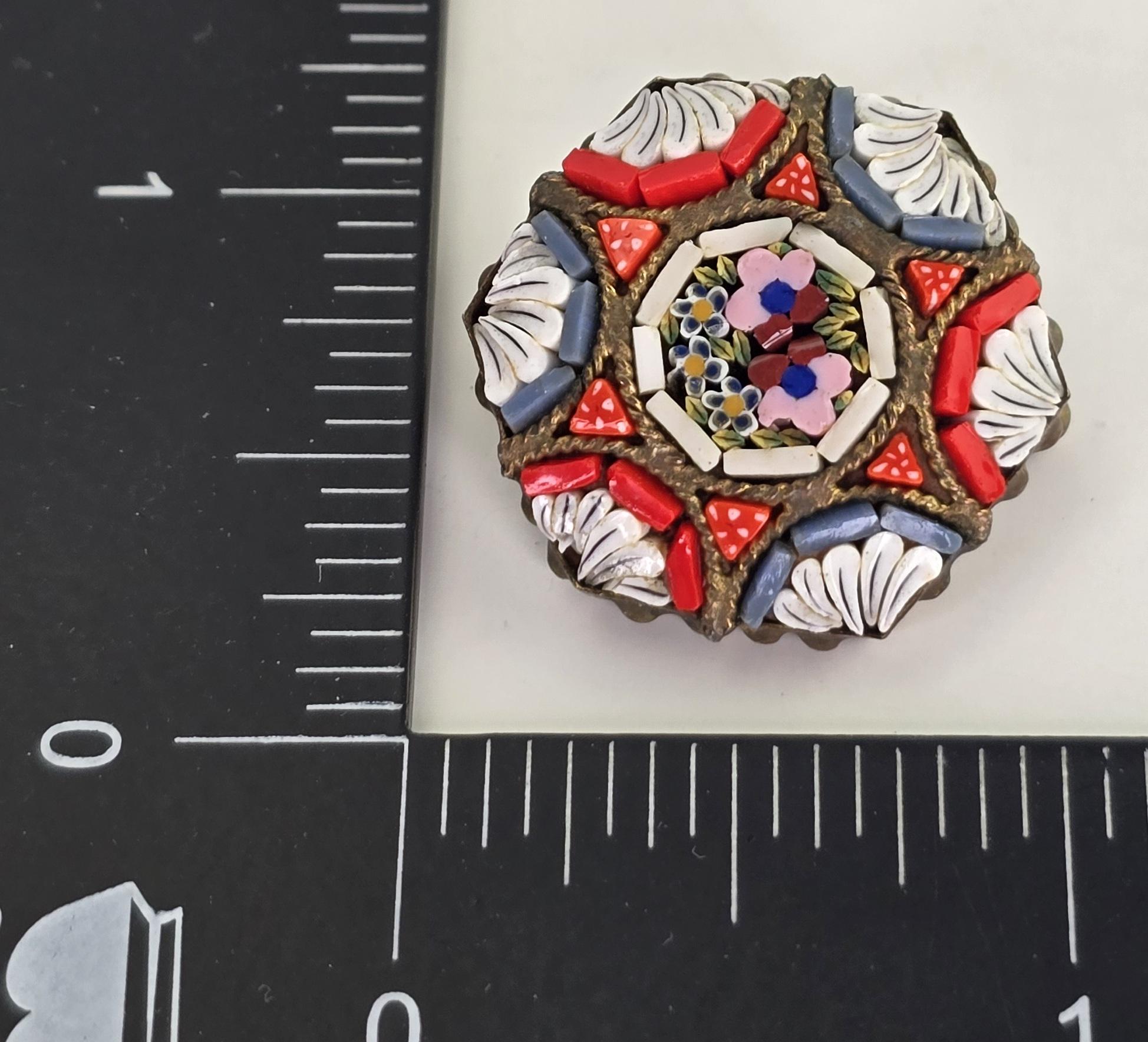 セール✨昭和レトロ・ヴィンテージ　マイクロモザイク　Italy製　10点セット セール✨昭和レトロ・ヴィンテージ マイクロモザイク Italy製 10