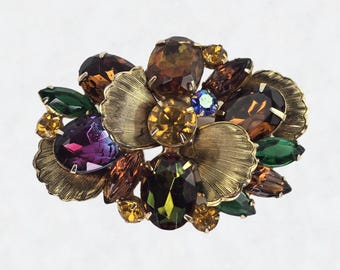 Vintage Delizza & Elster Juliana Brooch Vintage D E Juliana
