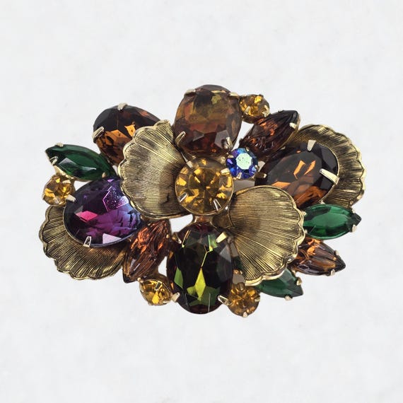 Vintage Delizza & Elster Juliana Brooch Vintage D E Juliana