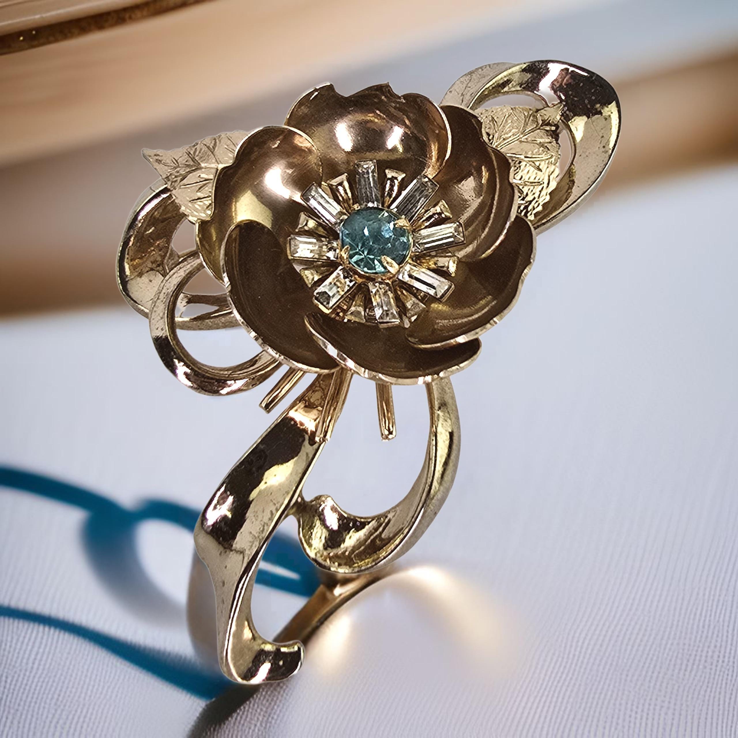 ヴィンテージ 希少 サイン入り コロ ブローチ ヴィンテージ 関節式 ト