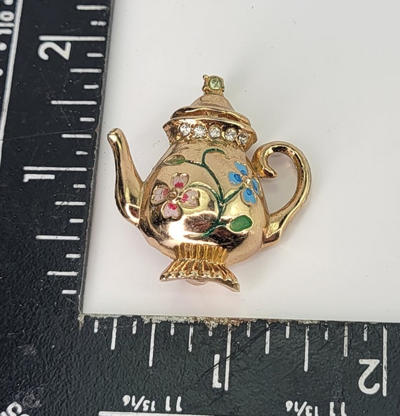 fumi様☆4944 CORO Adolph Katz ヴィンテージブローチ Coro Teapot Brooch Vintage Adolph Katz Brooch Patent 1948 Rare