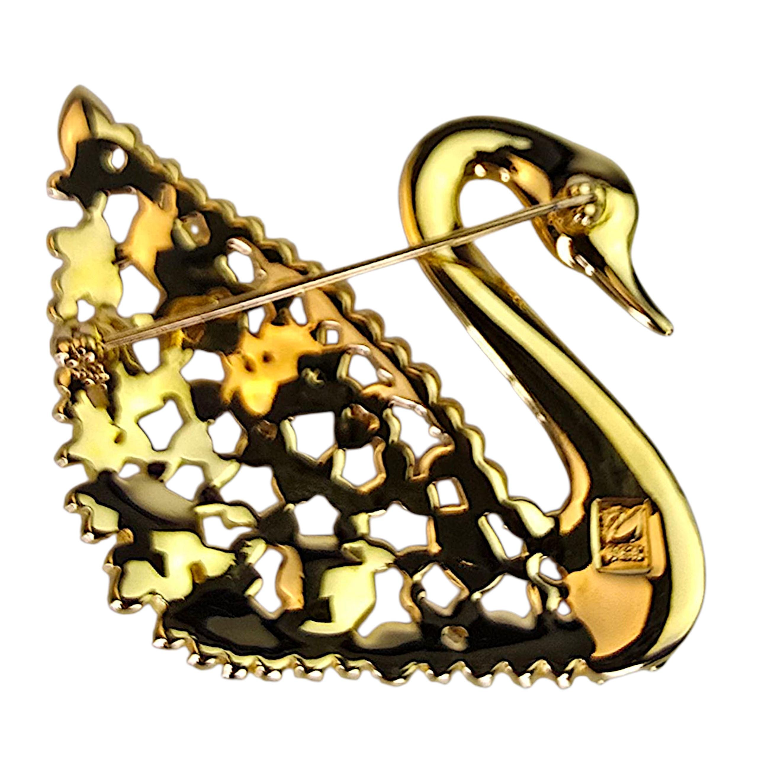 ヴィンテージ 1995 スワロフスキー SCS メンバー 100 周年記念 スワン