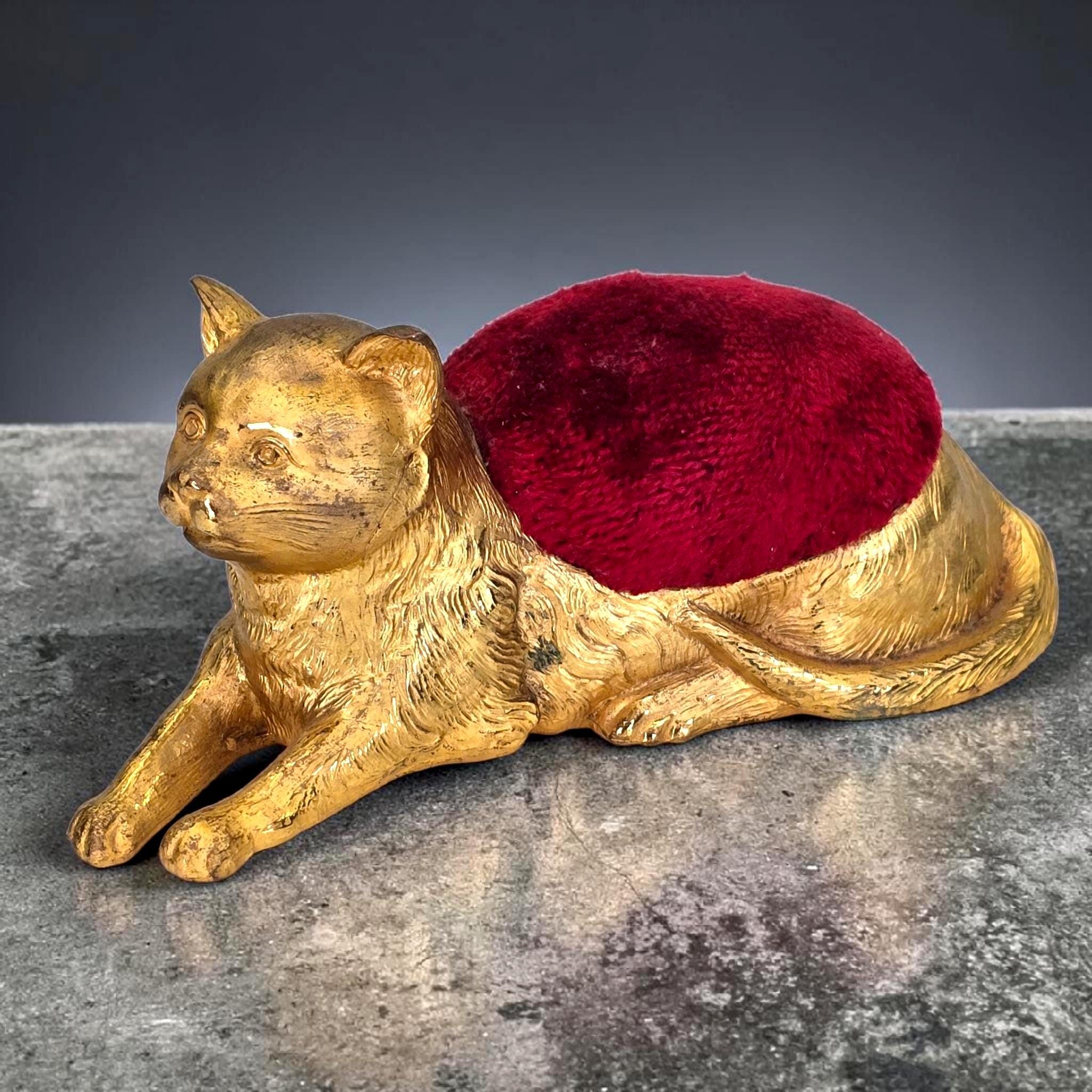 Vintage Cat Pin Cushion - Etsy