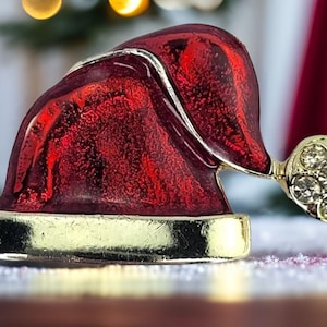 1960's Santa Brooch, 50 Gold Tone Prong Set Rhinestones Face N Hat. Dangly  Hat End N Chain Fringe Beard. MCM Design Based on Circles. Mint - Etsy