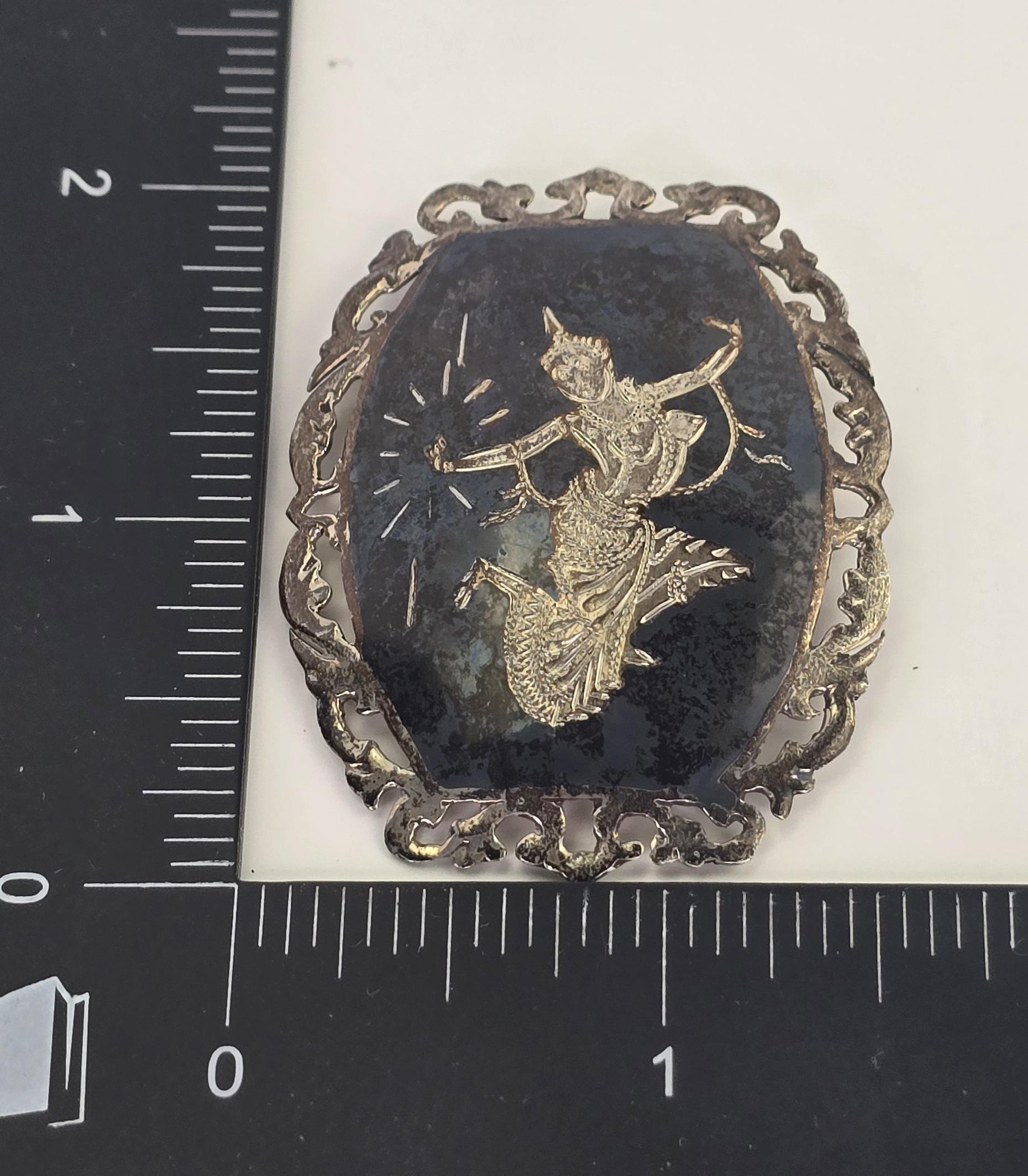 Vintage Siam Sterling Silver 1950s Midcentury Thailand