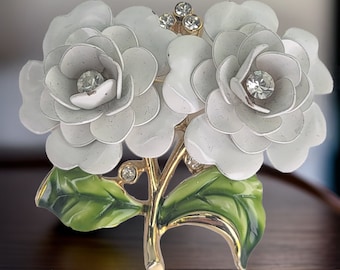 50'60's Crown TRIFARI 大ぶりの花 ヴィンテージ フラワー 50'60's Crown TRIFARI 大ぶりの花 ヴィンテージ フラワー