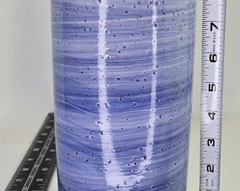 ヴィンテージ イタリア製 陶器 円筒形 花瓶 テラコッタ ビトッシ
