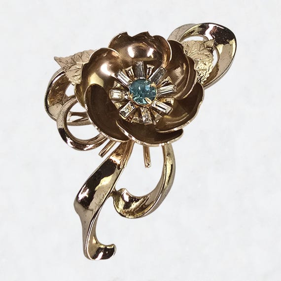 ヴィンテージ 希少 サイン入り コロ ブローチ ヴィンテージ 関節式 ト