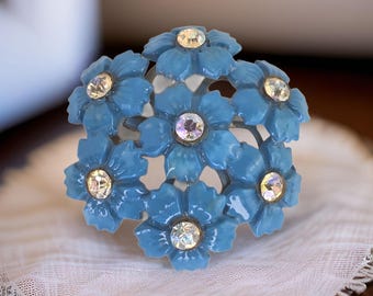 ヴィンテージ フィリグリー スターリングシルバー キャットブローチ