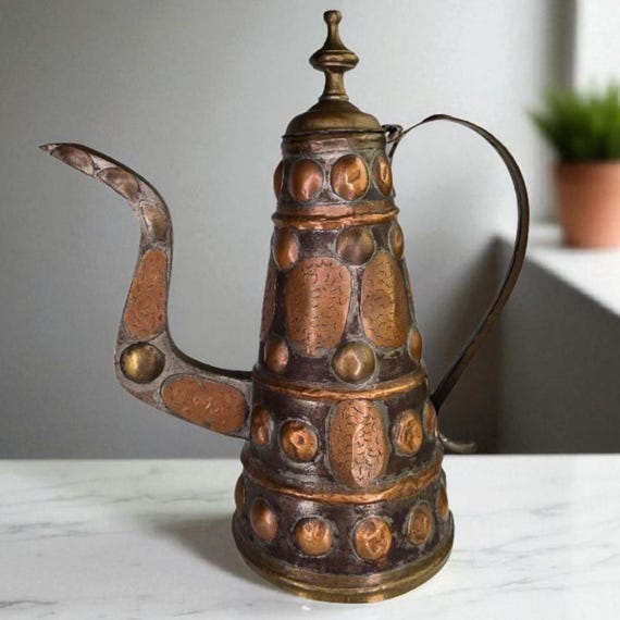 希少品 銅製 ブロンズ 金属製水差し 茶道具 ポット アンティーク Yahoo