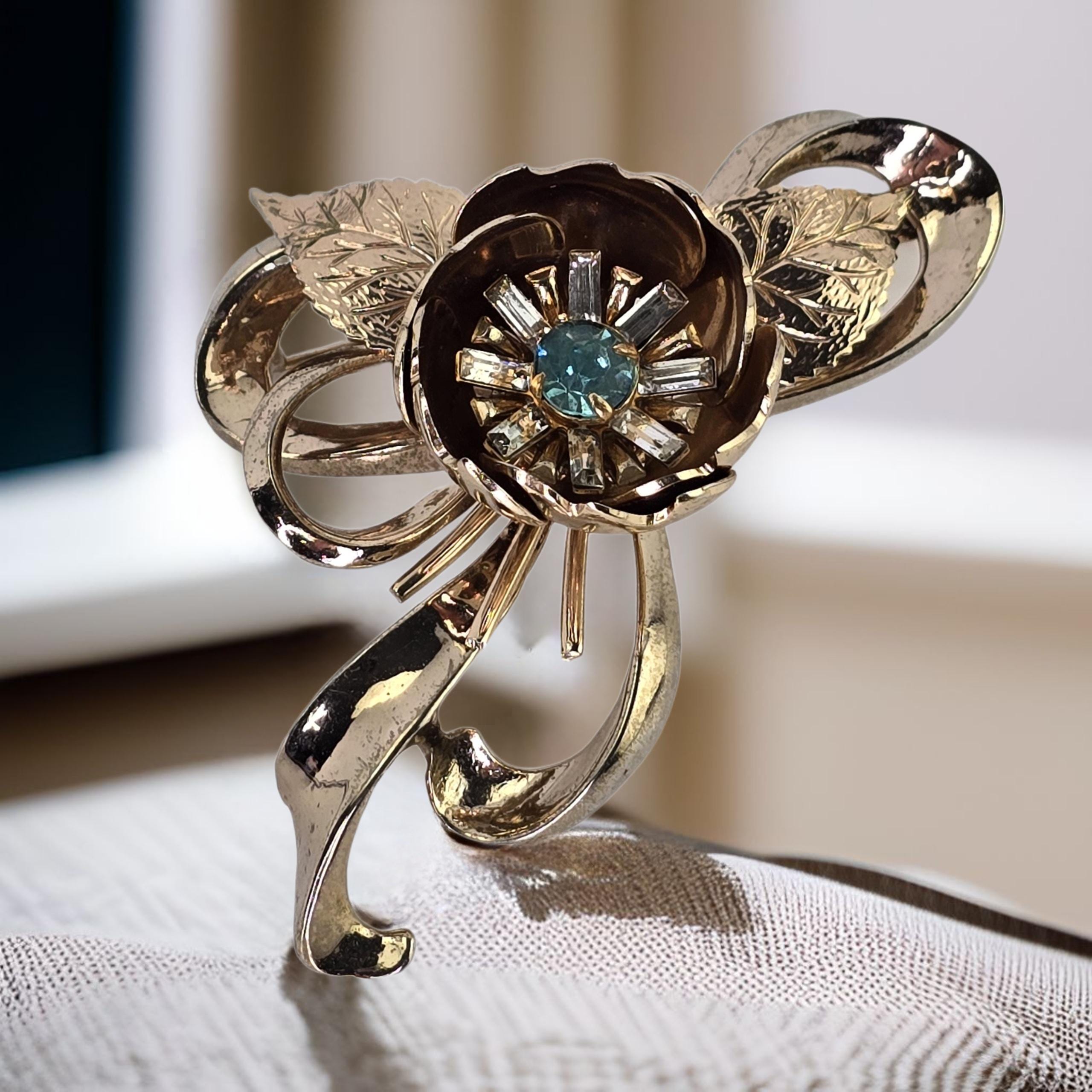 ヴィンテージ 希少 サイン入り コロ ブローチ ヴィンテージ 関節式 ト