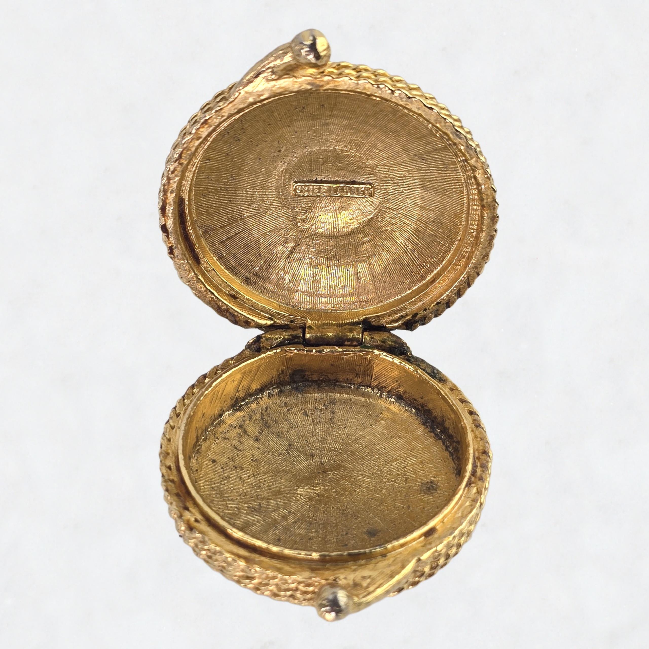 Vintage Estee Lauder Compact Gold Tone Vintage Perfume Compact