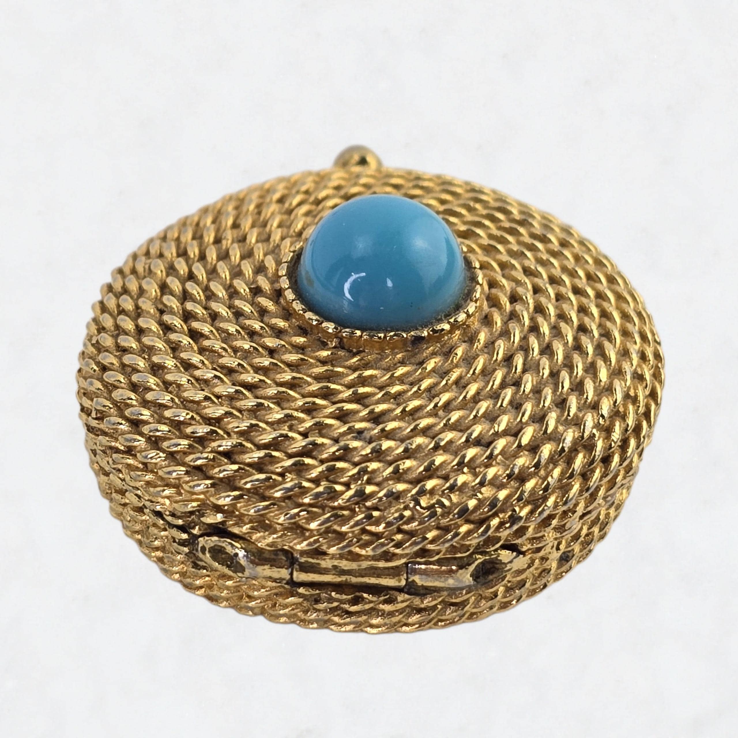 Vintage Estee Lauder Compact Gold Tone Vintage Perfume Compact