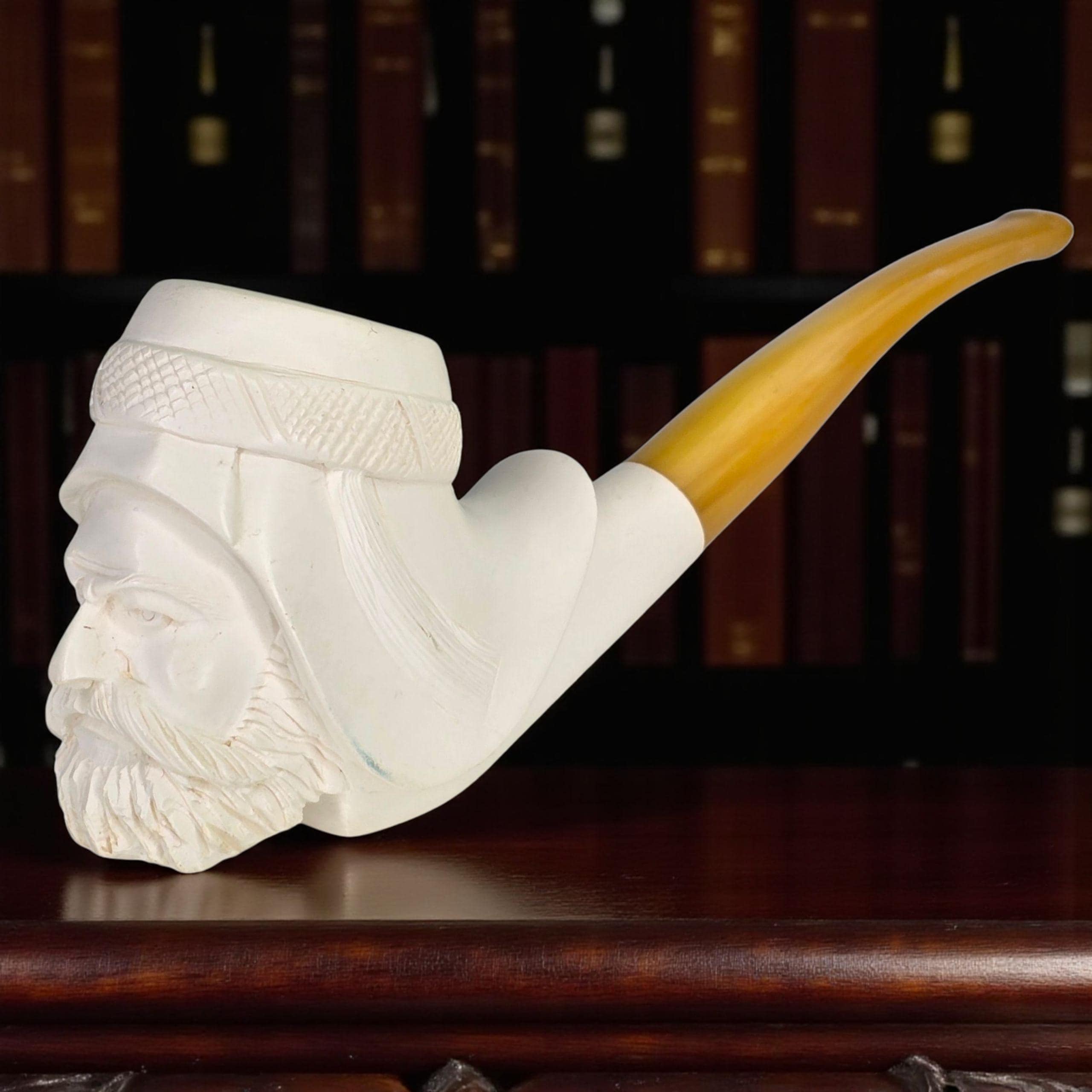 VIDRIO DE TABACO Pipa De Vidrio Fantasma Espeluznante Hecha A Mano