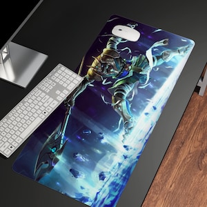 League of Legends Nasus, Champions Wallpaper, Gaming Desk Mat, Lol Wallpaper, Gaming-muismat, Limited Edition Fantasy Game-muismat.