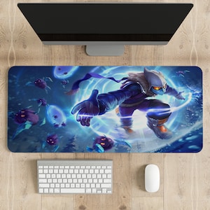 League of Legends Custom Malzahar, verschillende maten muismat, gamercadeaus voor haar, bureauaccessoires heren, esports-merchandise, lol-bureauonderlegger.