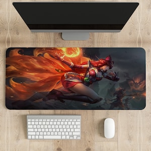 League of Legends Custom Thresh, Different sizes Mouse Pad, Gamer Gifts For Her, Desk Accessories Men, Xxl Mouse pad, Gaming Deskmat.