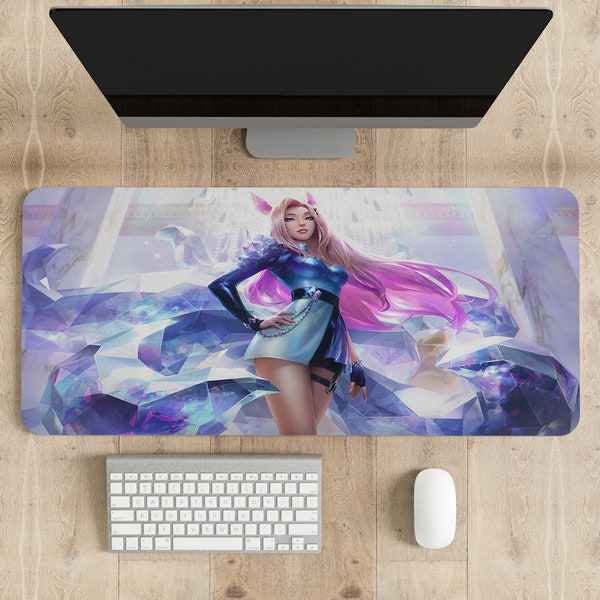 League of Legends Custom Thresh, Verschillende maten Muismat, Gamer Cadeaus voor haar, Bureauaccessoires Mannen, Xxl Muismat, Gaming Deskmat.