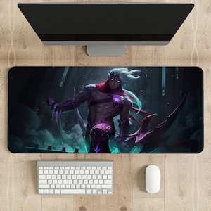 League of Legends Custom Varus, All Skins - League of Legends Gaming Deskmat, XL Mousepad Gamer Boyfriend Gift, Customized Mouse Pad