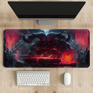 League of Legends ORNN Different sizes Printing Mouse Pad, Gamer Gifts For Her, Desk Accessories Men, gamer mouse pad, mouse pad anime.
