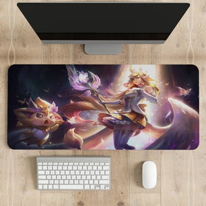 League of Legends Custom Soraka, Different sizes Mouse Pad, Gamer Gifts For Her, Desk Accessories Men, Xxl Mouse pad, Gaming Deskmat.