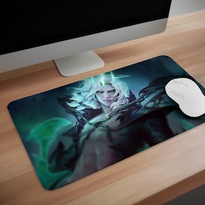 Viego (League of Legends) Fictional character mouse pad, computer mouse pad, LOL Mousepad, Lol Viego, Gaming Mouse Pad, Desk Accessories Men