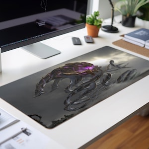 Lol Champion Velkoz Color Splash Big Mouse Pad, League of Legends Gaming Mouse Pad Large Desk Mat, Gamer Gift for Boys, XXL Keyboard Mat