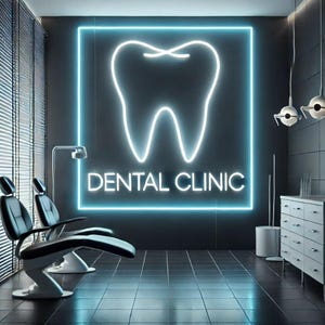 Dental doctor neon sign, Dental clinic neon sign, Dentist Neon Signs, Custom Dental Clinic LED Neon Sign, Tooth Smile Neon Sign, Tooth Neon