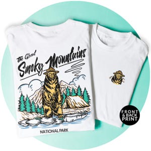 Smoky Mountains Shirt - National Park T-shirt - Camping Shirt - Hiking Shirt - Outdoors Shirt - Nature Shirt - Mens & Womens Unisex Clothing