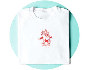 Negroni T-Shirt | Cocktail Lover Shirt | Minimalist Drink Tee | Negroni Gift | Bartender Shirt | Cocktail Enthusiast Tee