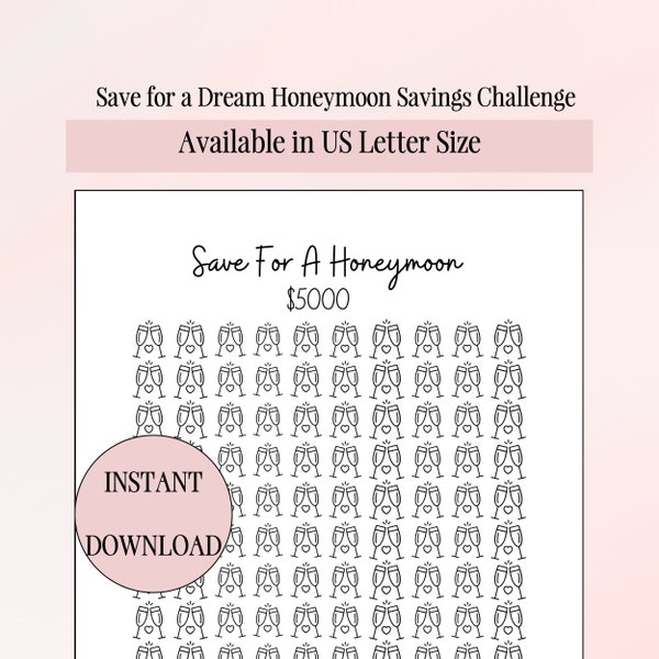 Save For Honeymoon Save for Special Trip Wedding Honeymoon Savings Challenge Savings Romantic Getaways Couples’ Savings Adventurous Savings