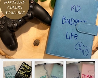 Personalized Kids Budget Binder: A6 Savings Envelope Organizer