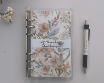 100 Envelope Challenge Binder: A6 Budget Binder, Cash Envelopes & Trackers