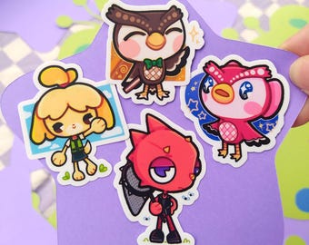 Crossing Villagers en NPC Cute-sticker deel 1