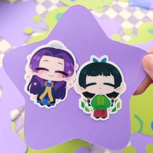 The Apothecary Diaries Cute Sticker Jinshi + Maomao