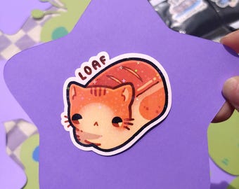 Loaf Bread Kitty Meme Sticker