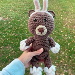 Crochet Bunny Bear Cute Plushie Amigurumi Stuffed Animal