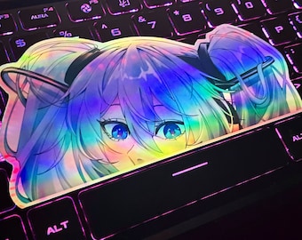 Hatsune Miku Techno-Magic Peeker Sticker/ Car Decal