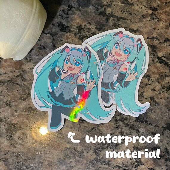 15th Anniversary Strawberry Hatsune Miku Vinyl Sticker - Etsy