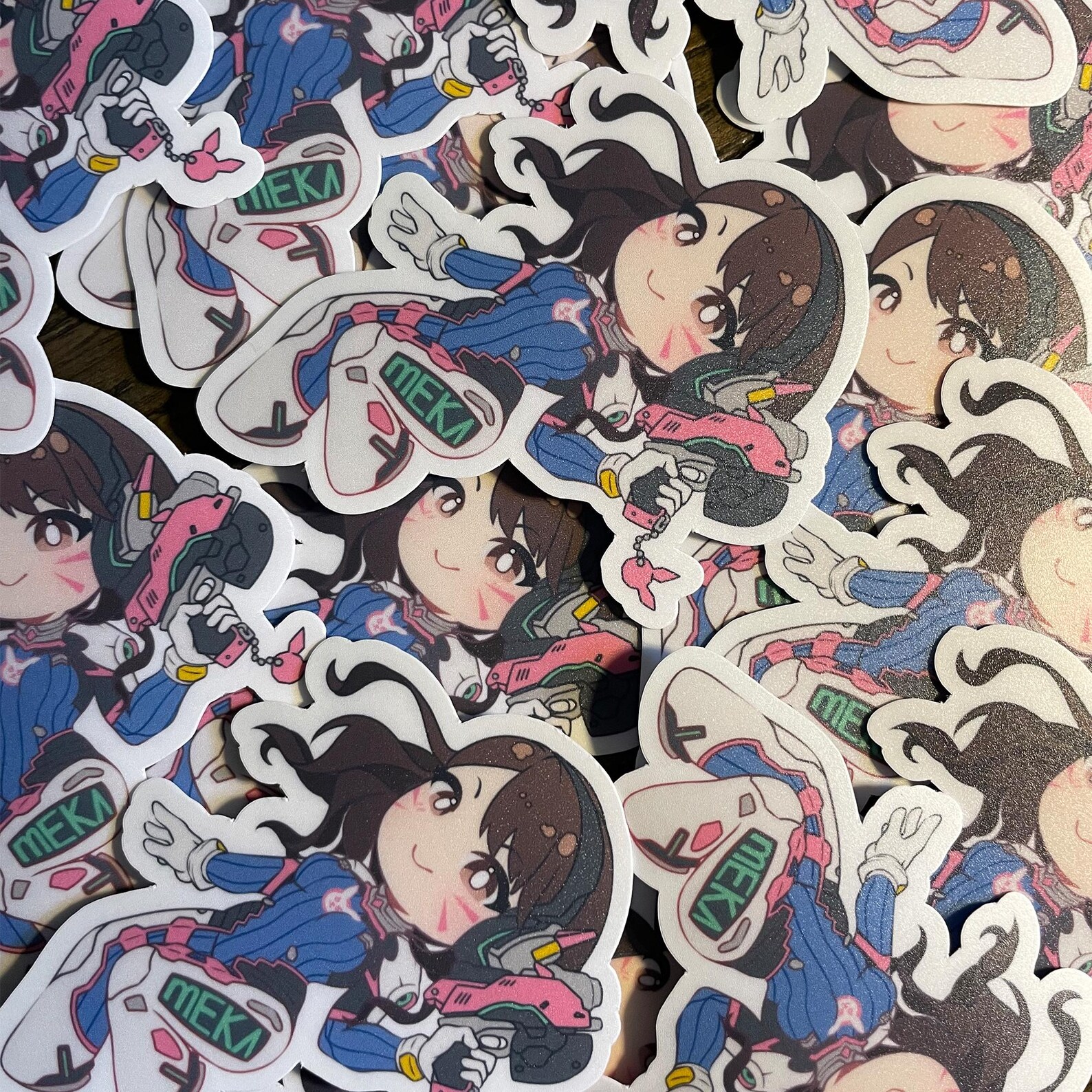 D.va Overwatch Vinyl Sticker - Etsy