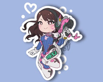 D.Va Overwatch Vinyl Sticker