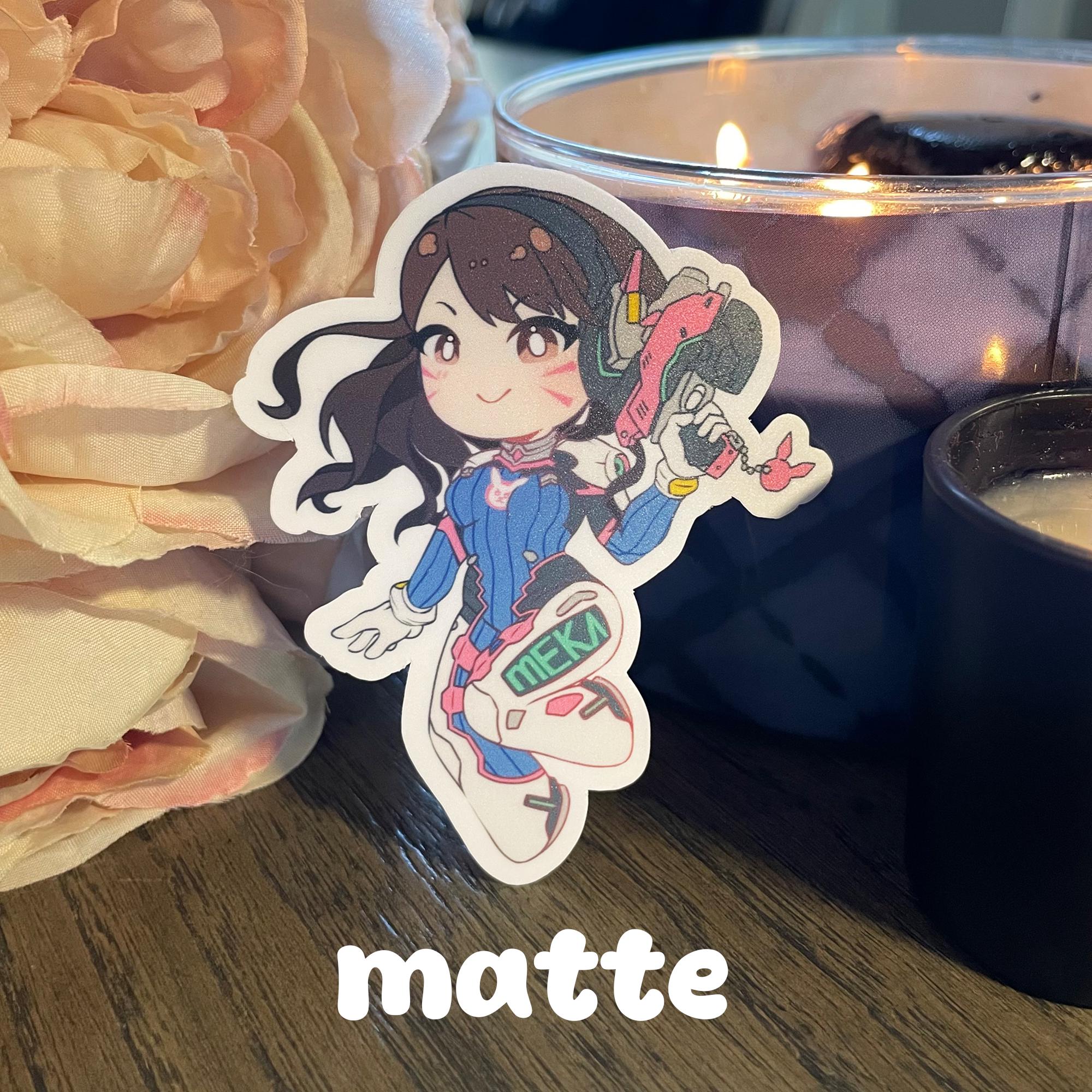 D.va Overwatch Vinyl Sticker - Etsy