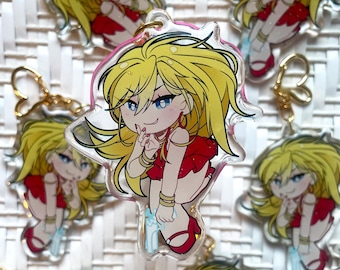 Panty B-Grade Glitter Epoxy Keychain