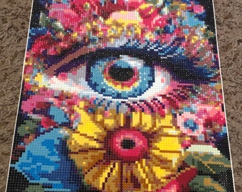 Eye With Flowers