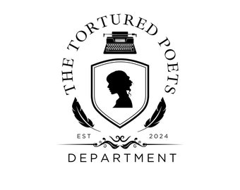 Tortured Poets Department Crest SVG PNG EPS | Swiftie Gift | The Eras Tour Merch, All's Fair In Love and Poetry