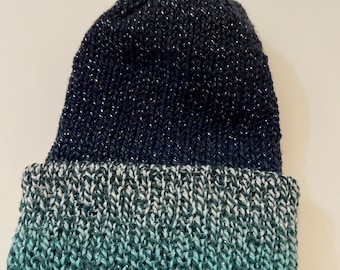Sparkly Blue Beanie