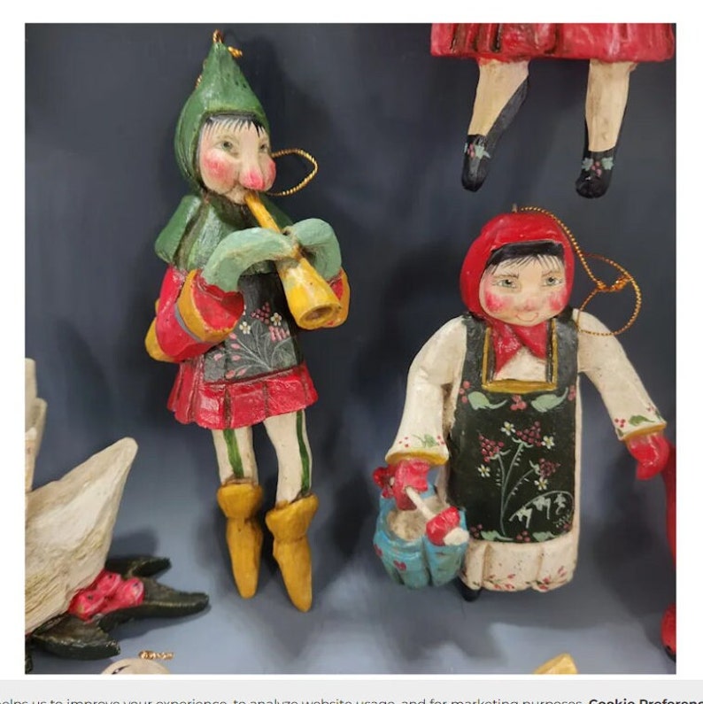 12 Days of Christmas house of Hatten 1989 complete SET 12 Days of